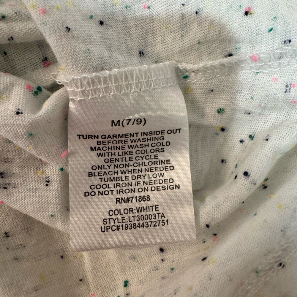 NWOT! MTV Logo Confetti Racerback Tank - Picture 5 of 6